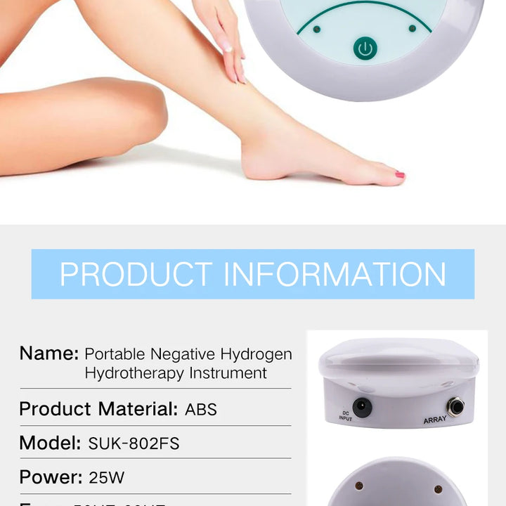 Ionic Detox Massage Machine Foot Bath With Foot Sap Massage Ion Cleanse Aqua Cell Spa Ion Detox Relief Pain Foot Massage + Basin