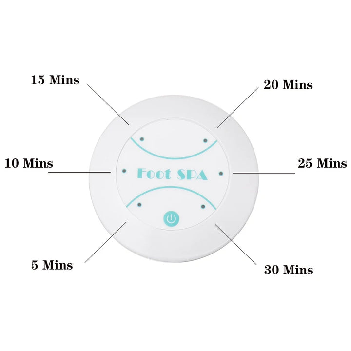 Detox Ionic Foot Spa Bath Massager Electric Mini FootBath Cleanse Machines Vibrating Whirlpool Care Arrays Aqua Health Therapy