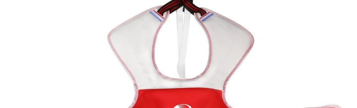 Protetor de torax para taekwondo wtf, sparring, tae kwon do, karate. Material reversível e malevel, protege o peito para crianças e adultos