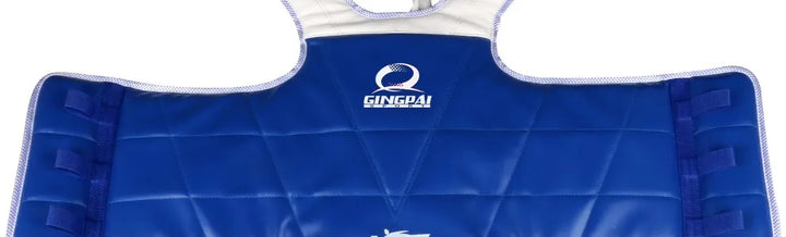 Protetor de torax para taekwondo wtf, sparring, tae kwon do, karate. Material reversível e malevel, protege o peito para crianças e adultos