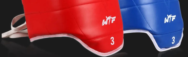 Protetor de torax para taekwondo wtf, sparring, tae kwon do, karate. Material reversível e malevel, protege o peito para crianças e adultos