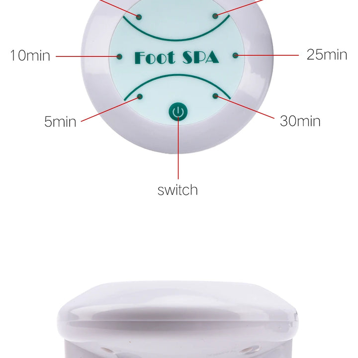 Ionic Detox Massage Machine Foot Bath With Foot Sap Massage Ion Cleanse Aqua Cell Spa Ion Detox Relief Pain Foot Massage + Basin
