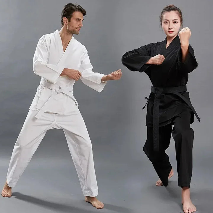 Judo Gi Karate Uniform Kids and Adults Student Karate Gi Martial Arts Uniform Free Belt Judo Gi Black White Judo Accesorios 2024