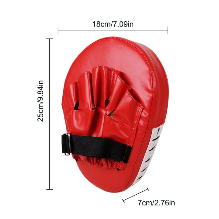 Focus Curved boxing gloves Boxing Kickboxing Martial Arts Training Equipment Accessories Pads Gauntlet  Sports Entertainme