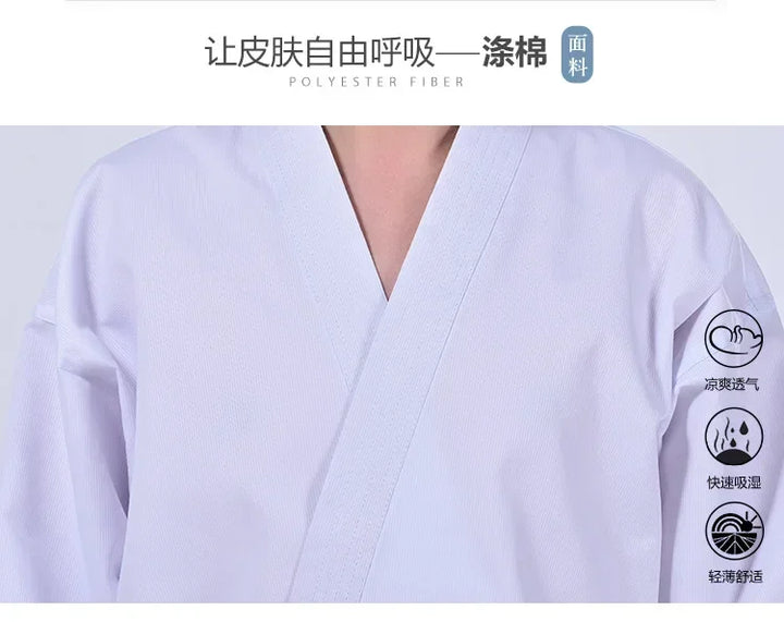 Judo Gi Karate Uniform Kids and Adults Student Karate Gi Martial Arts Uniform Free Belt Judo Gi Black White Judo Accesorios 2024