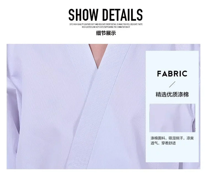 Judo Gi Karate Uniform Kids and Adults Student Karate Gi Martial Arts Uniform Free Belt Judo Gi Black White Judo Accesorios 2024