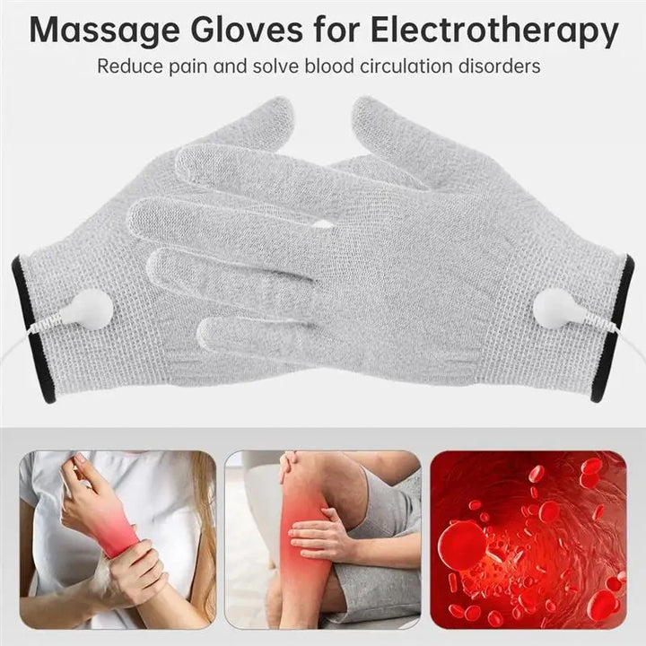 Estimulador muscular, acupuntura e massagem corporal. máquina de terapia digital eletroestimulação