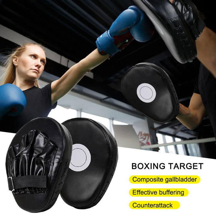 Focus Curved boxing gloves Boxing Kickboxing Martial Arts Training Equipment Accessories Pads Gauntlet  Sports Entertainme