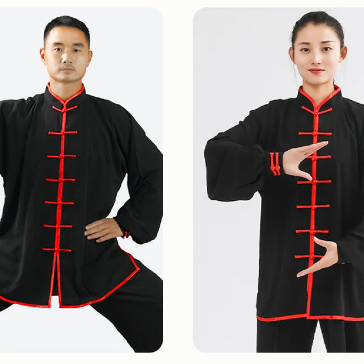 Uniforme Tradicional  Chinês Jaqueta e Calças, Homens Mulheres, Kung Fu, Tai chi,  Artes Marciais