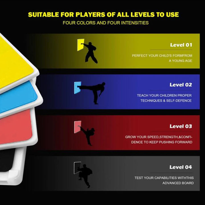 Reusable Break Board Martial Arts Training Taekwondo Rebreakable Kicking Board children's Taekwondo Training Performance Board