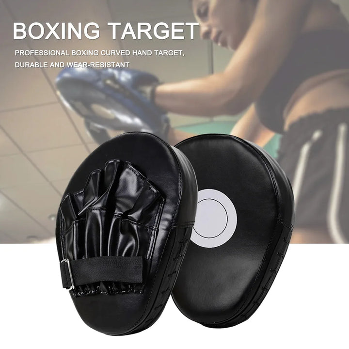 Focus Curved boxing gloves Boxing Kickboxing Martial Arts Training Equipment Accessories Pads Gauntlet  Sports Entertainme