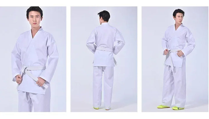 Judo Gi Karate Uniform Kids and Adults Student Karate Gi Martial Arts Uniform Free Belt Judo Gi Black White Judo Accesorios 2024
