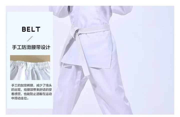 Judo Gi Karate Uniform Kids and Adults Student Karate Gi Martial Arts Uniform Free Belt Judo Gi Black White Judo Accesorios 2024