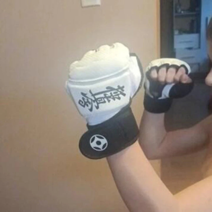luvas especial para luta e artes marciais, protetor de mão couro do plutônio fitness. boxe, Kung Fu, Taekwondo, MMA, Muay Thai.