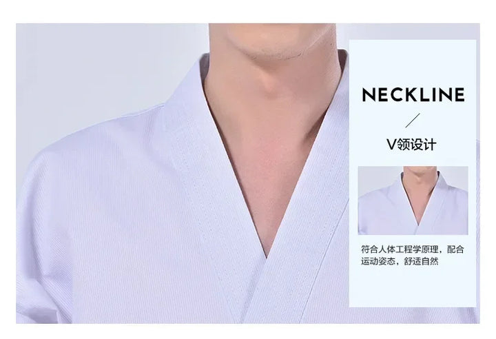 Judo Gi Karate Uniform Kids and Adults Student Karate Gi Martial Arts Uniform Free Belt Judo Gi Black White Judo Accesorios 2024