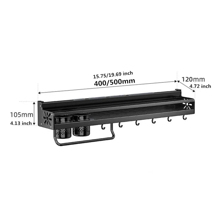 Rack de armazenamento de especiarias e facas. Fixação na  parede ou porta do armario.