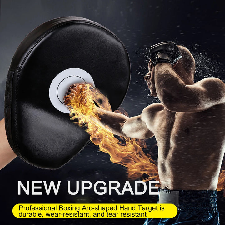 Focus Curved boxing gloves Boxing Kickboxing Martial Arts Training Equipment Accessories Pads Gauntlet  Sports Entertainme